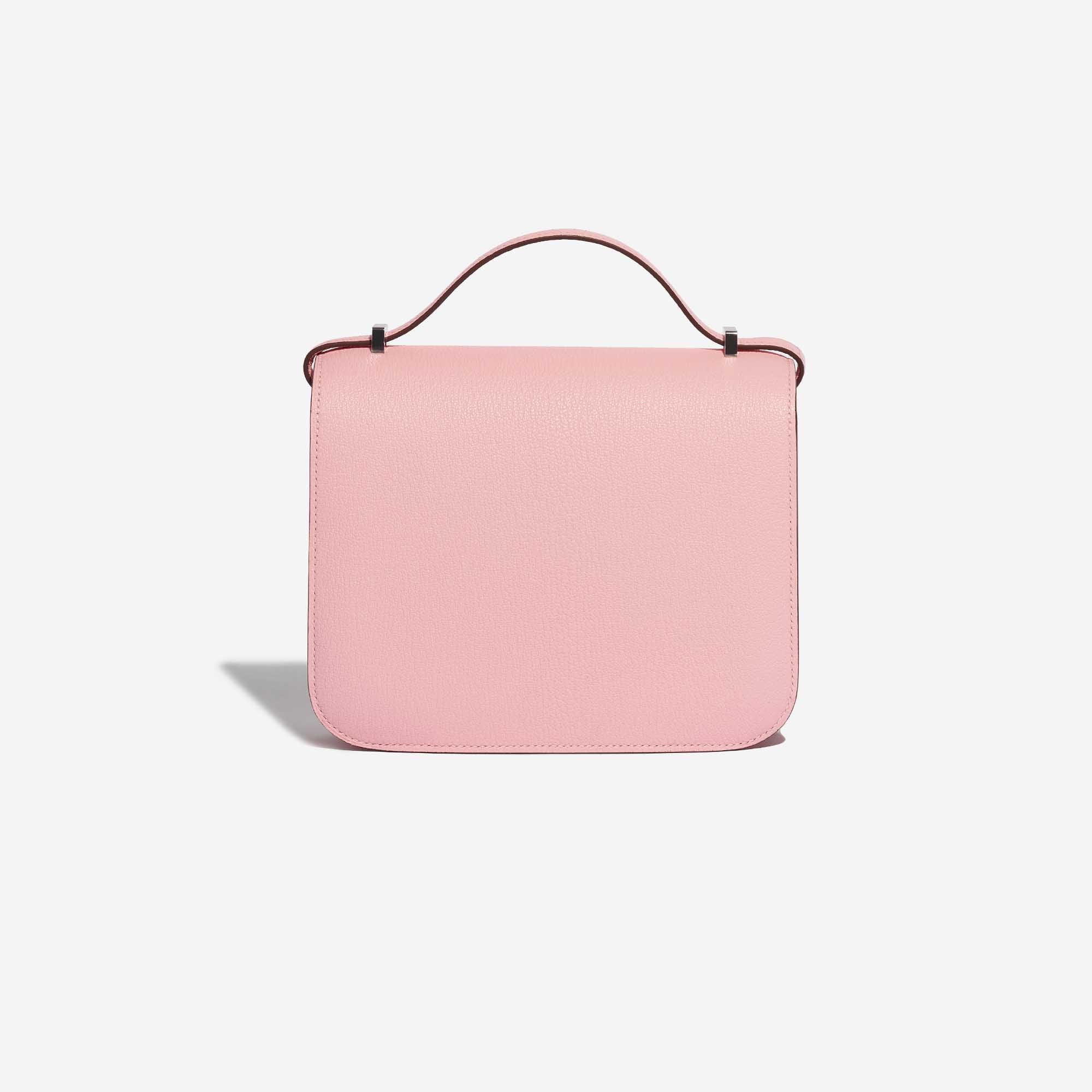Hermès Constance 18 Rose Sakura Chevre with Palladium Hardware
