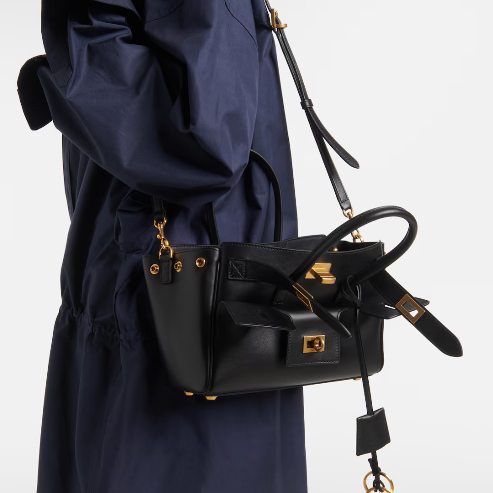 Balenciaga Bel Air Mini leather tote bag