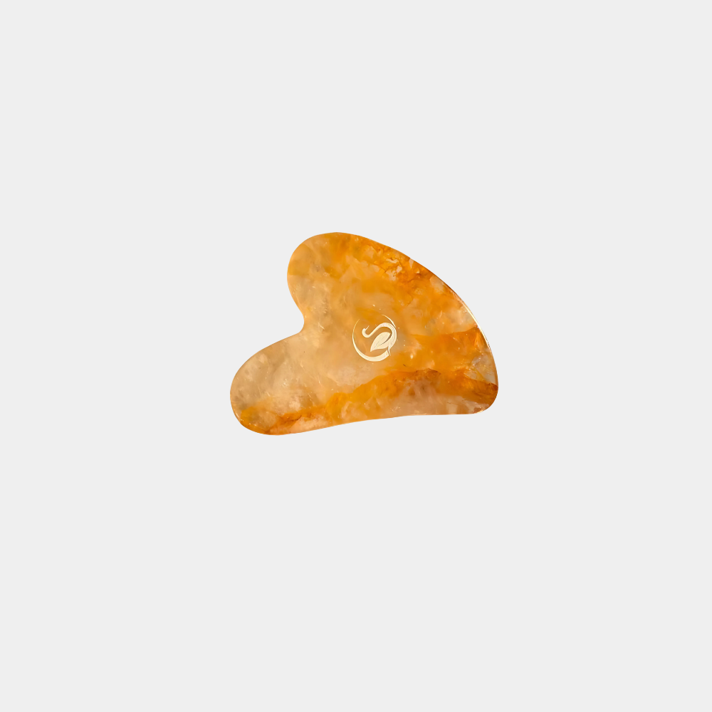 Gua Sha Natural golden-yellow Quartz
