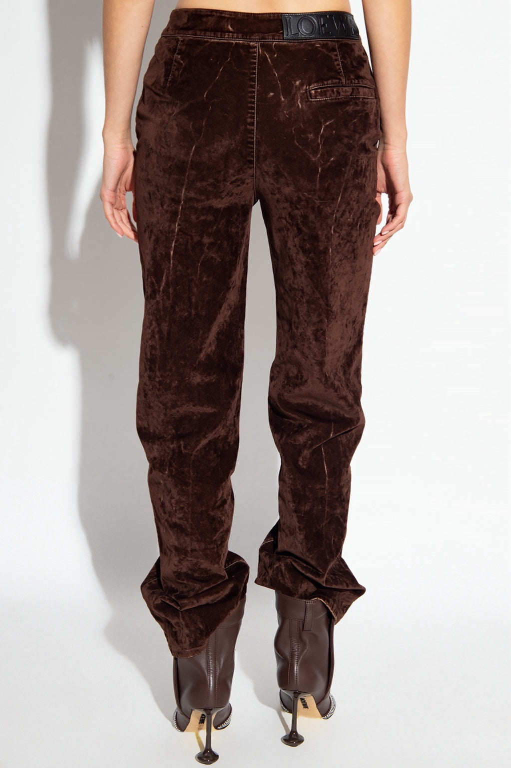 LOEWE Velvet Pants – Coffee Bean